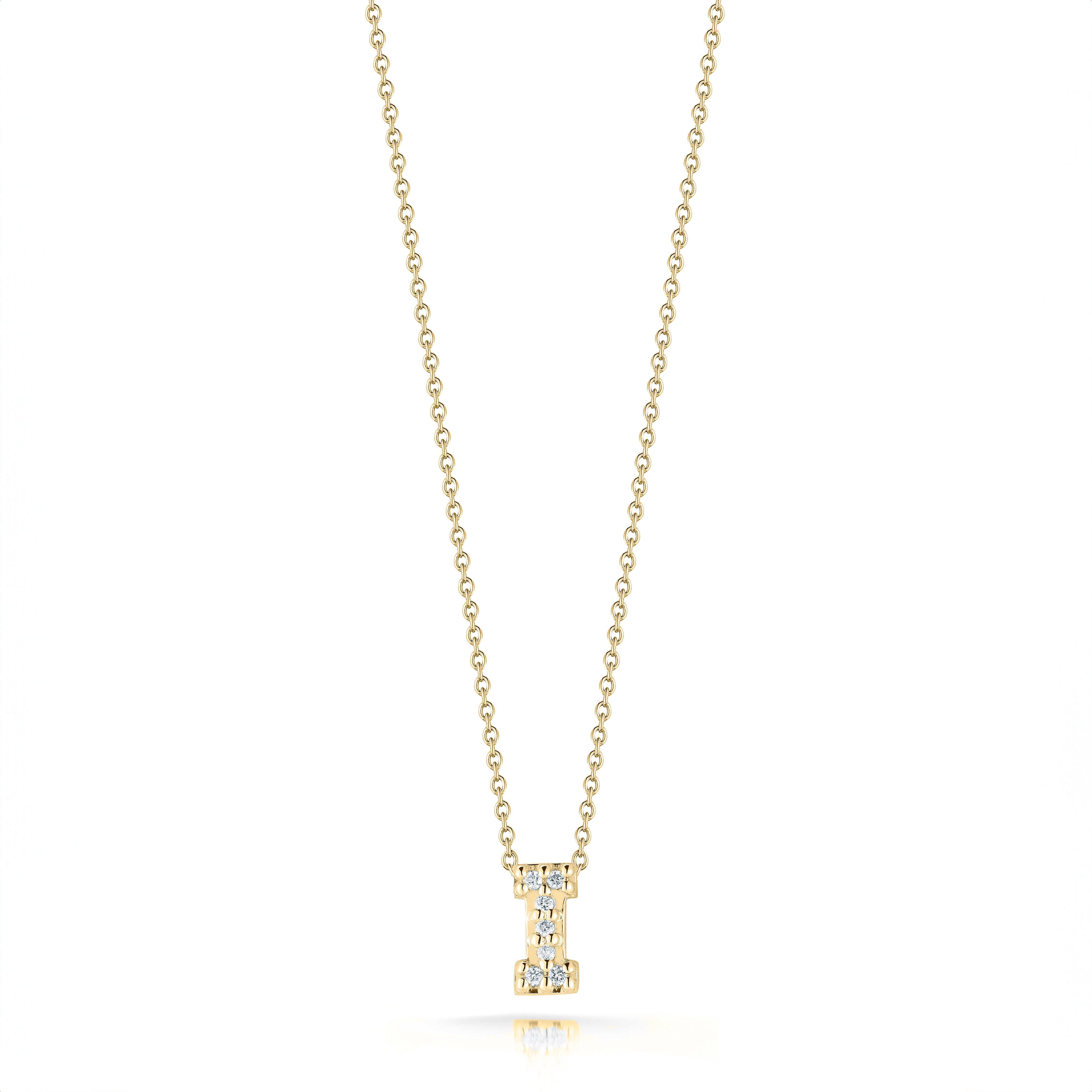 Diamond Necklaces Roberto Coin Love Letter Necklace Roberto Coin 
