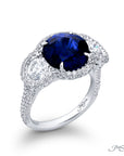 Jb Star Platinum, Sapphire, And Diamond Ring