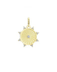 8 Point Wheel Diamond Pendant