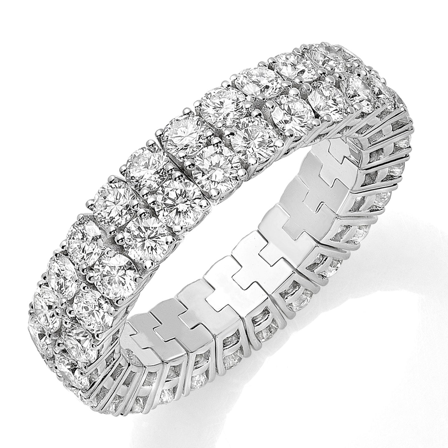 Picchiotti 18k White Gold Classic Diamonds Diamond Band