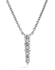 Memoire 18k White Gold Identity Diamond Necklace