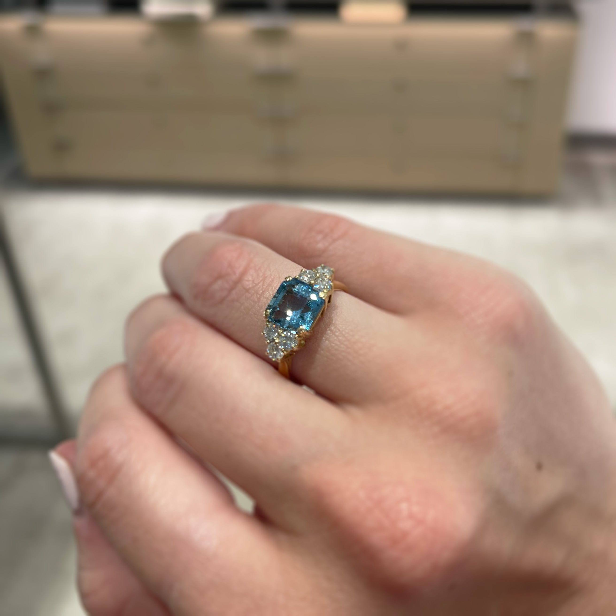 Estate 18k Yellow Gold Estate Ring