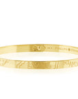 Phillips House 14k Yellow Gold Love Language Bracelet