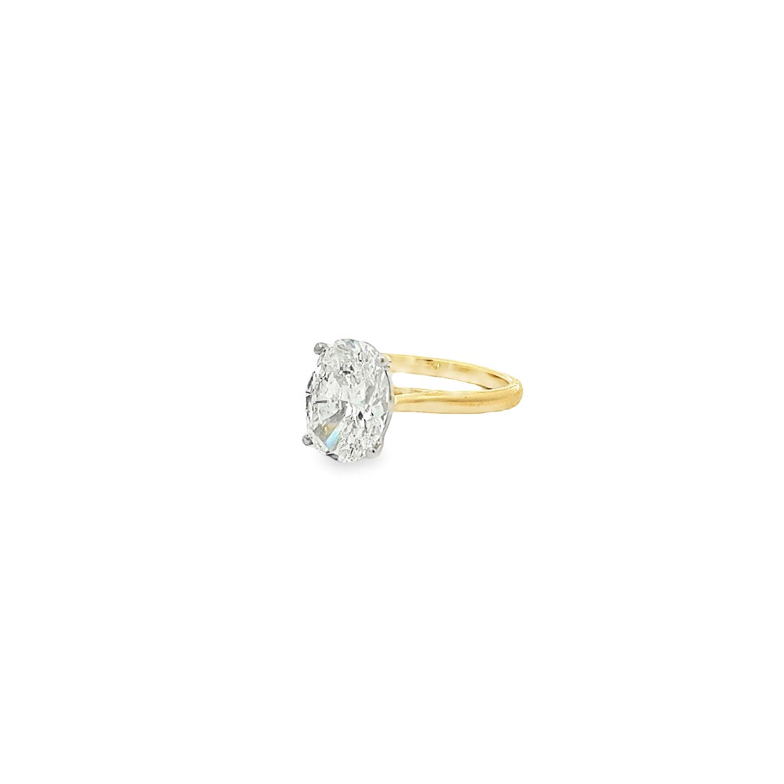 The Davenport 18K Yellow Gold Oval Engagement Ring