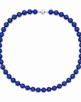 Lapis Beaded Necklace, 18 inches