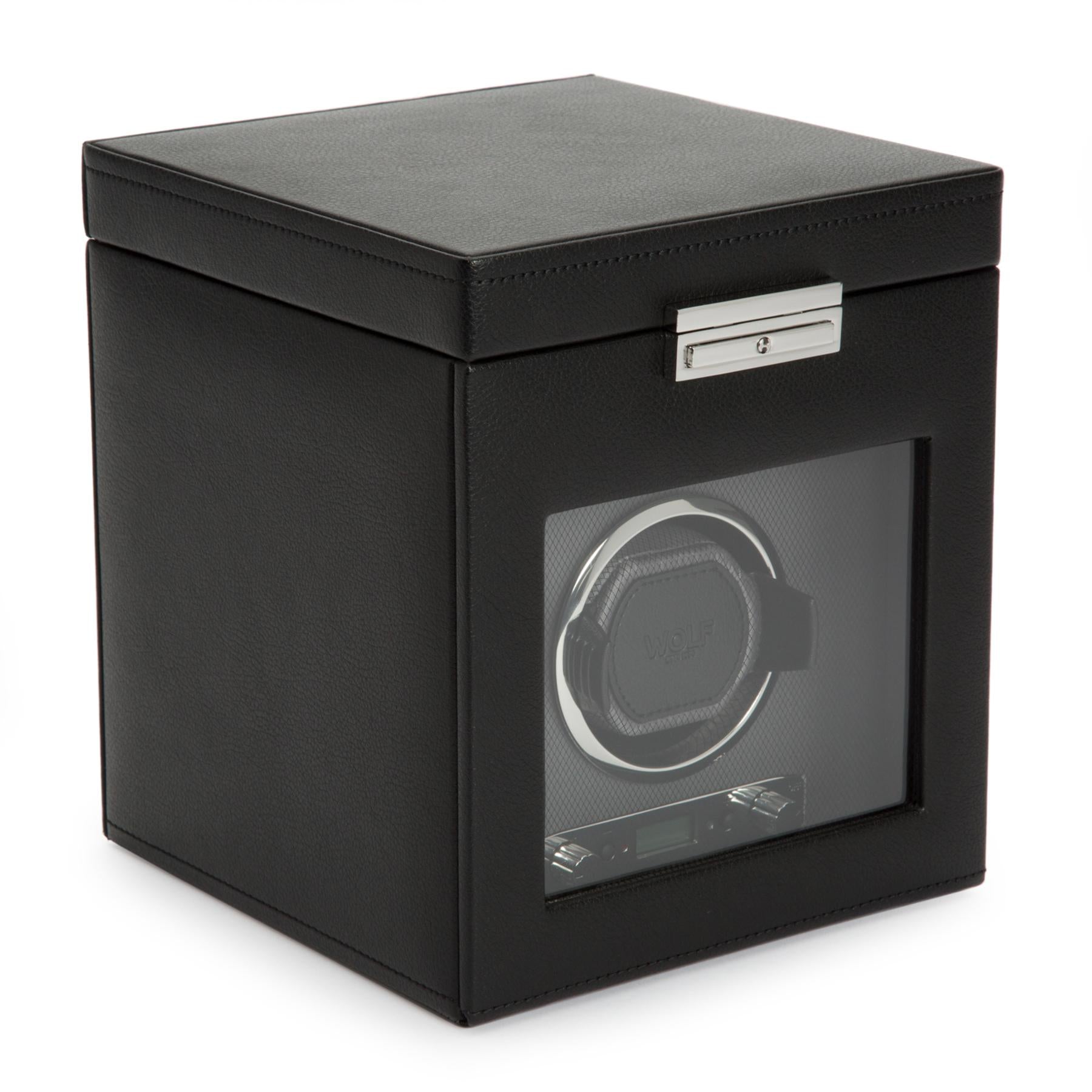 Wolf Classic Single Watch Winder With Storage