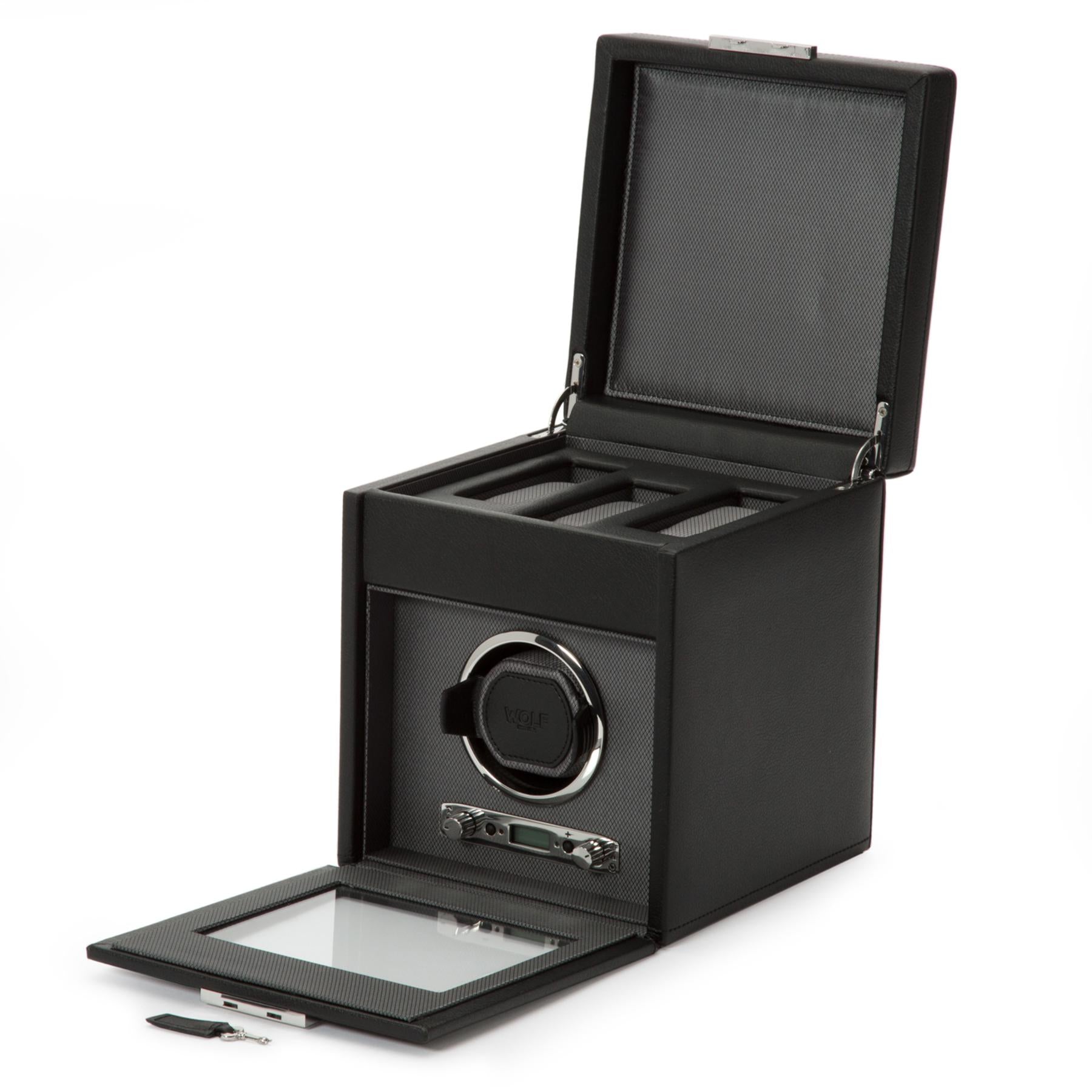 Wolf Classic Single Watch Winder With Storage