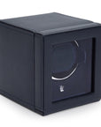Navy Single Watch Winder With Cover