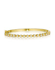 Bezel Set Marquise & Round Diamond Bangle