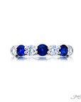 Jb Star Platinum Diamond & Colored Gemstone Band
