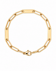 Paperclip Link Bracelet, 7.25 in