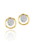 Phillips House 14k Yellow Gold Affair Diamond Earrings