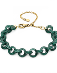 Jade Link Bracelet