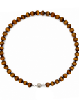 Tigers Eye Beaded Necklace, 16 inches