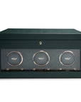 Wolf British Racing Triple Watch Winder With Storage