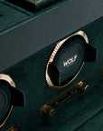 Wolf British Racing Triple Watch Winder With Storage