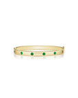 Penny Preville 18k Yellow Gold Moderne Deco Colored Gemstone Bracelet