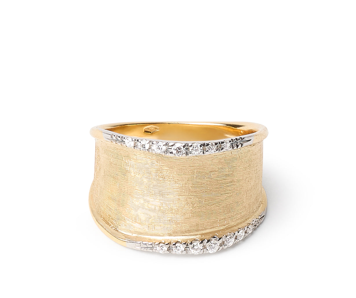 Marco Bicego 18k Yellow Gold Lunaria Diamond Ring