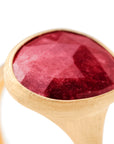 Marco Bicego 18k Yellow Gold And Thulite Lunaria Ring
