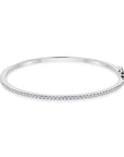Brown & Co. 18k White Gold Halfway Diamond Bangle