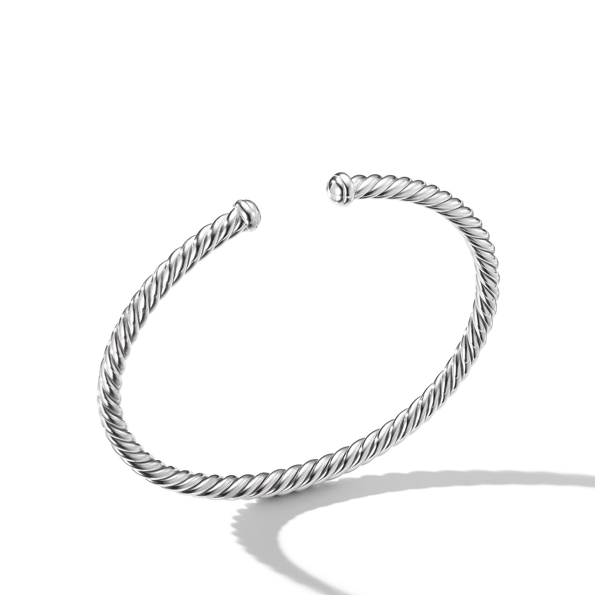 David Yurman Cable Flex Bracelet In 18k Rose Gold, 4mm