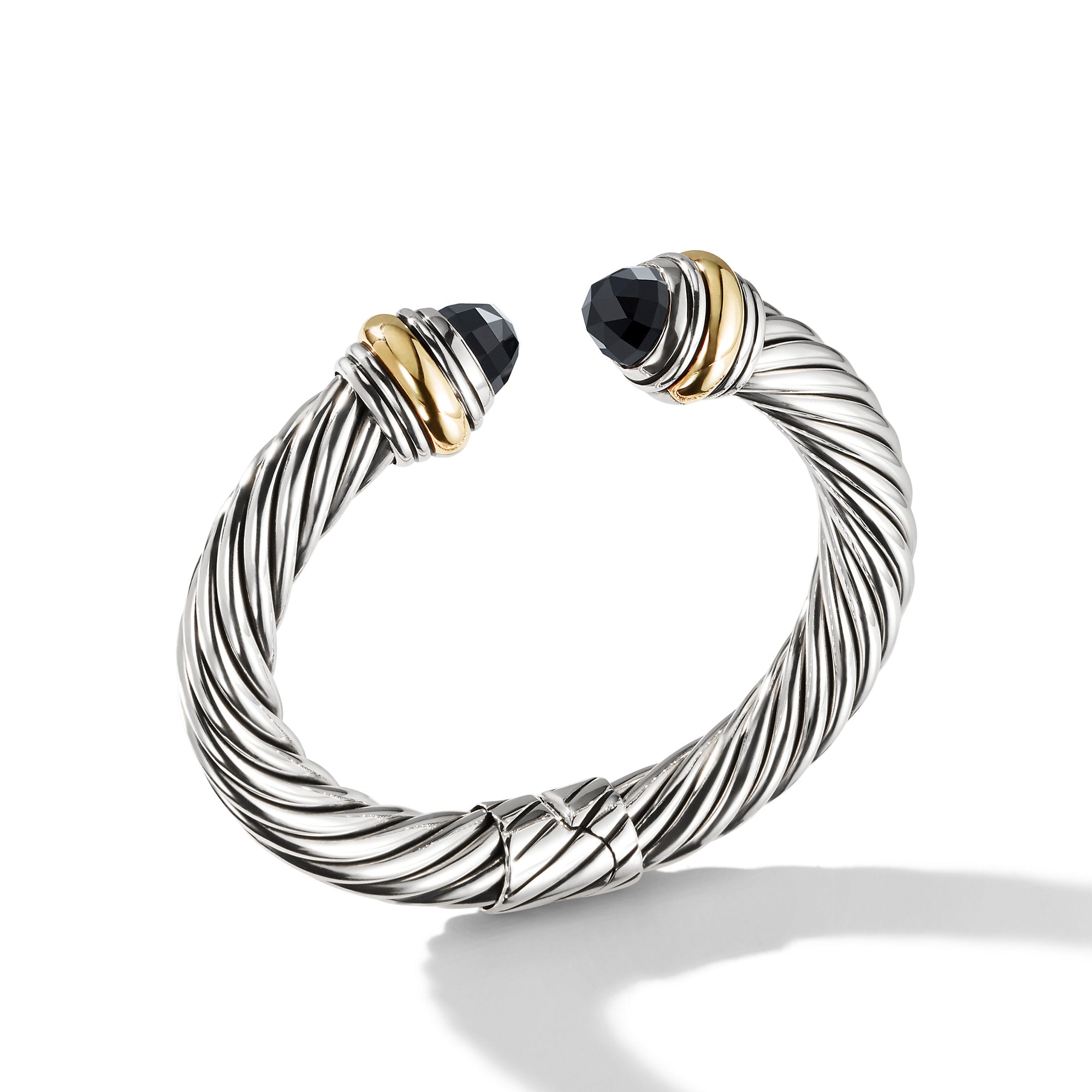 David Yurman 10mm Classic Cable Brac Bo Sil/14k