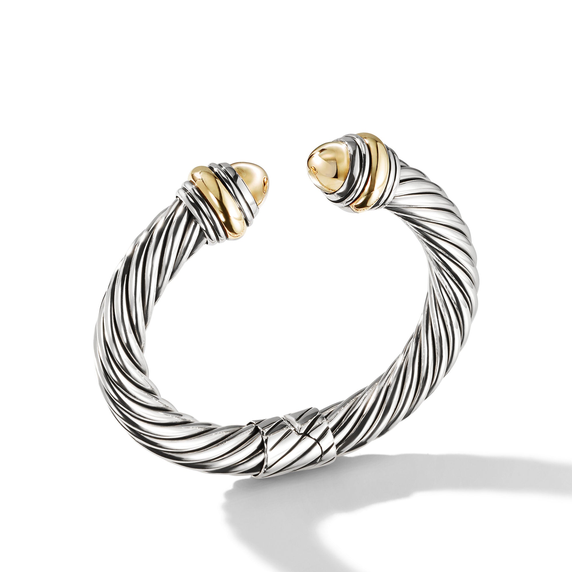 David Yurman 10mm Classic Cable Brac Gg Sil/14k