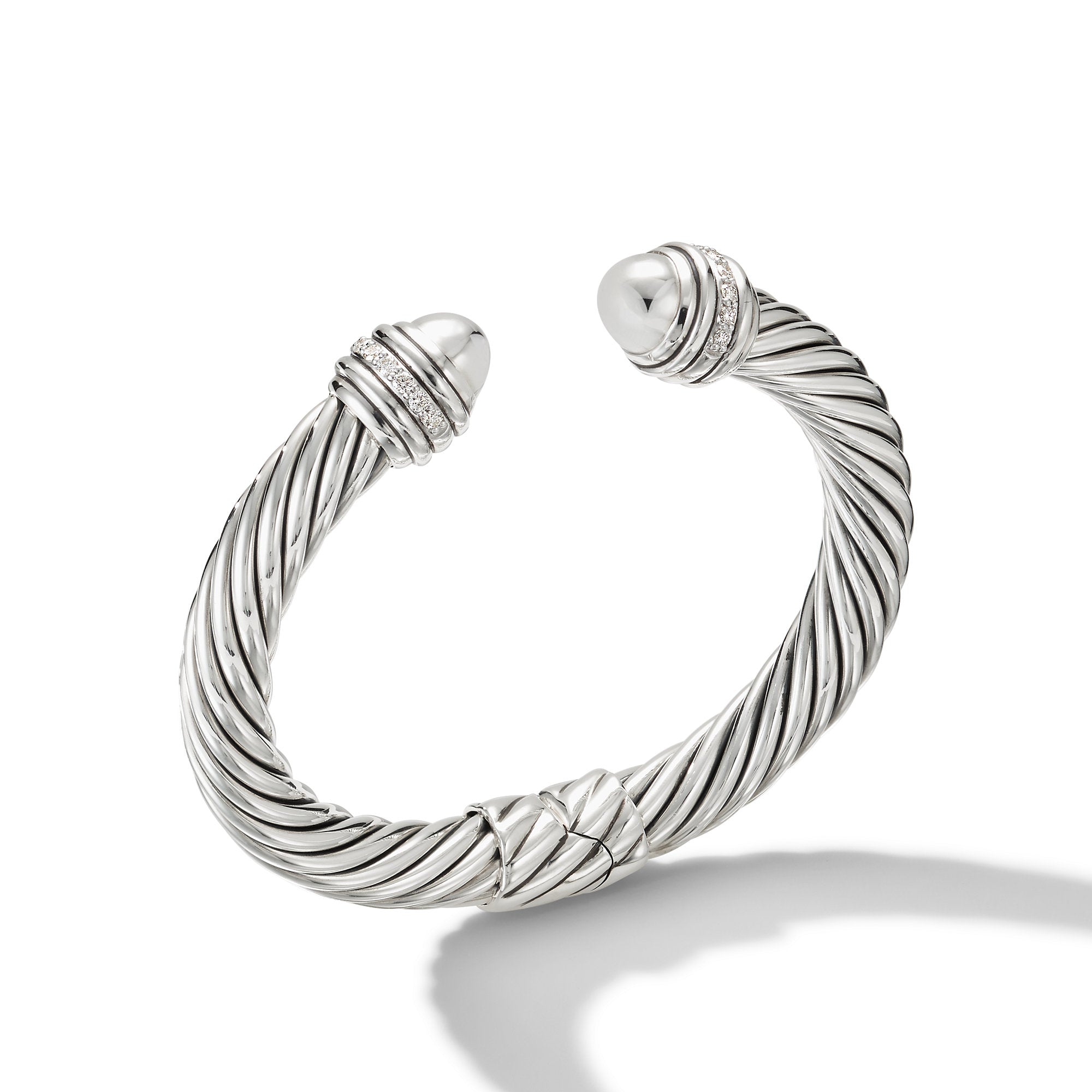 David Yurman 9mm Cable Brac Di Sil Dome