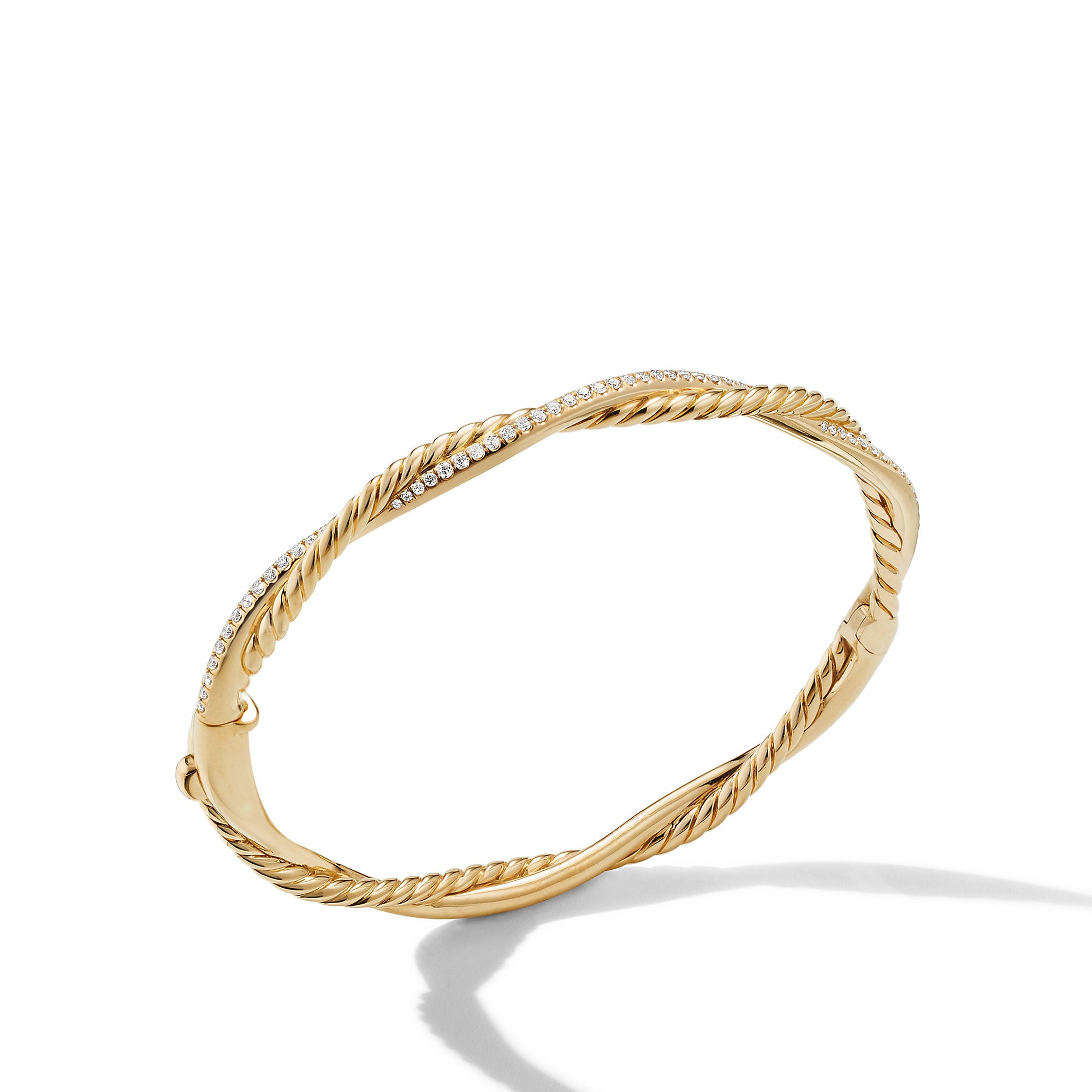 David Yurman 4mm Petite Infinity Bracelet Di 18k