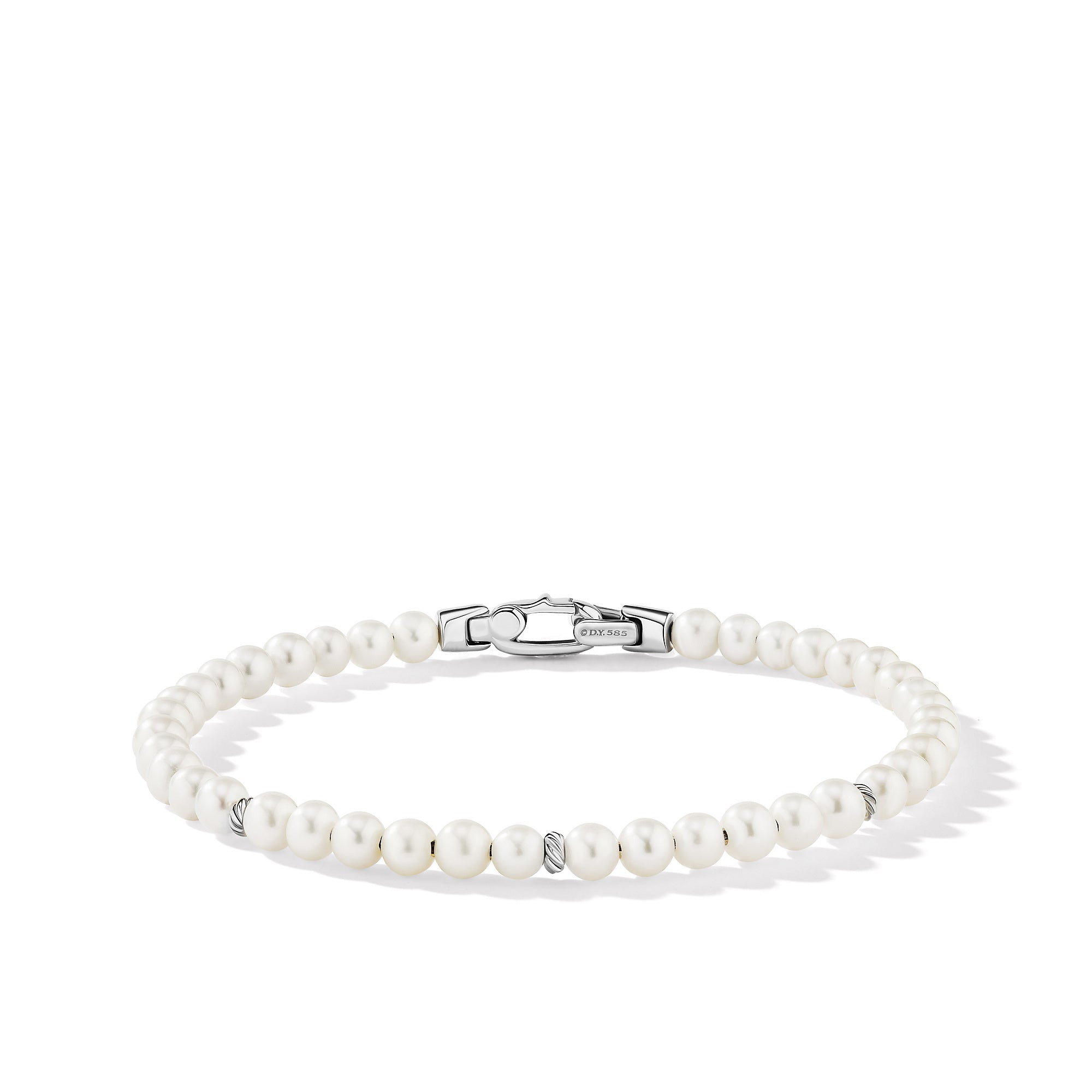David Yurman 4mm Spiritual Bead Bracelet Pe Sil