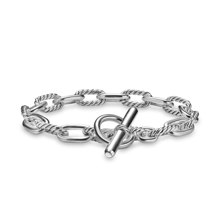 David Yurman 8.5mm Madison Bracelet W/toggle Sil