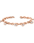 Norman Silverman 18k Rose Gold Diamond Bracelet