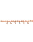 Norman Silverman 18k Rose Gold Diamond Bracelet