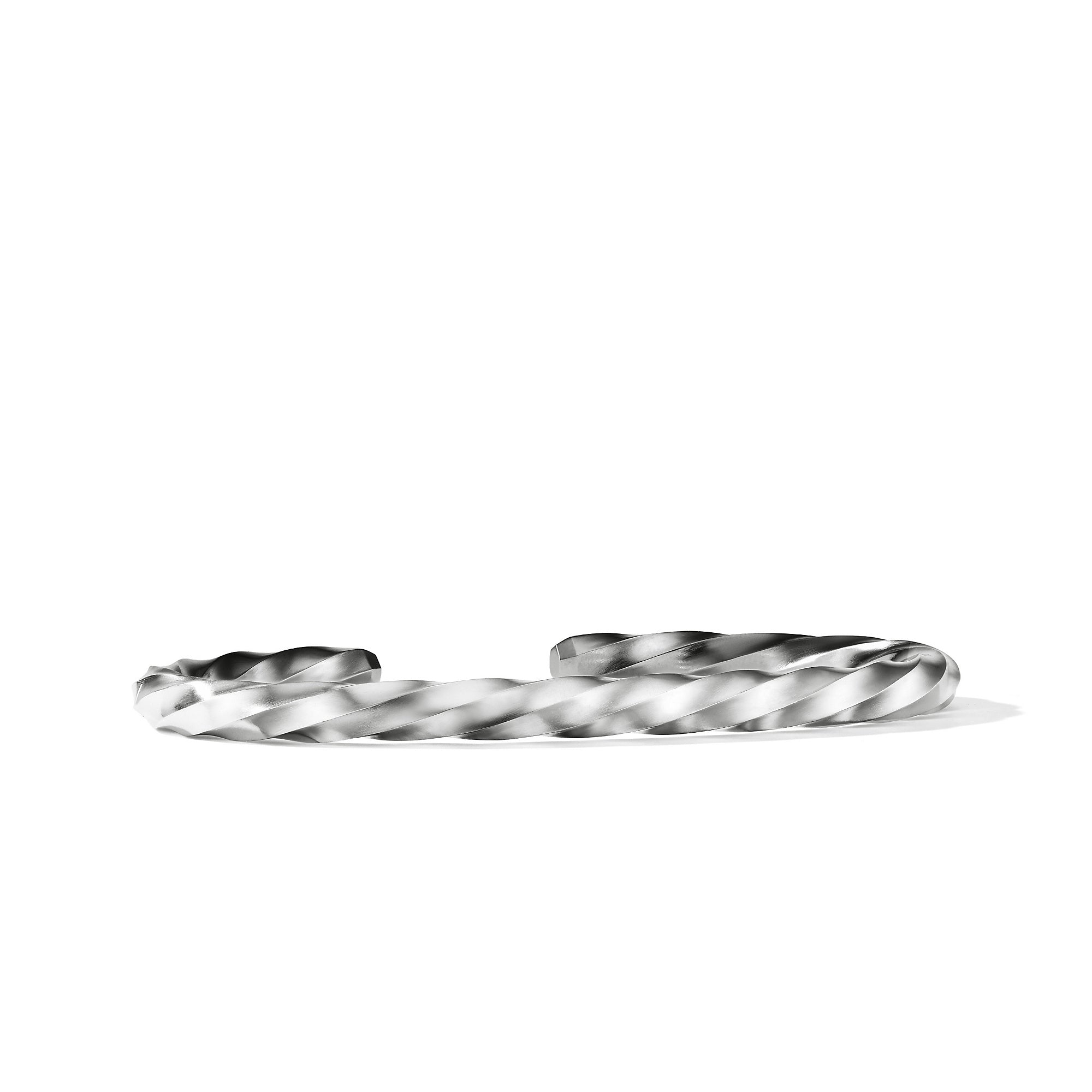 David Yurman 5.5mm Cable Edge Cuff Bracelet Sil-Rec