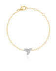 Phillips House 14k Yellow Gold Symphony Mini Hummingbird Chain Bracelet