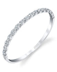 Norman Silverman 18k White Gold Diamond Bracelet