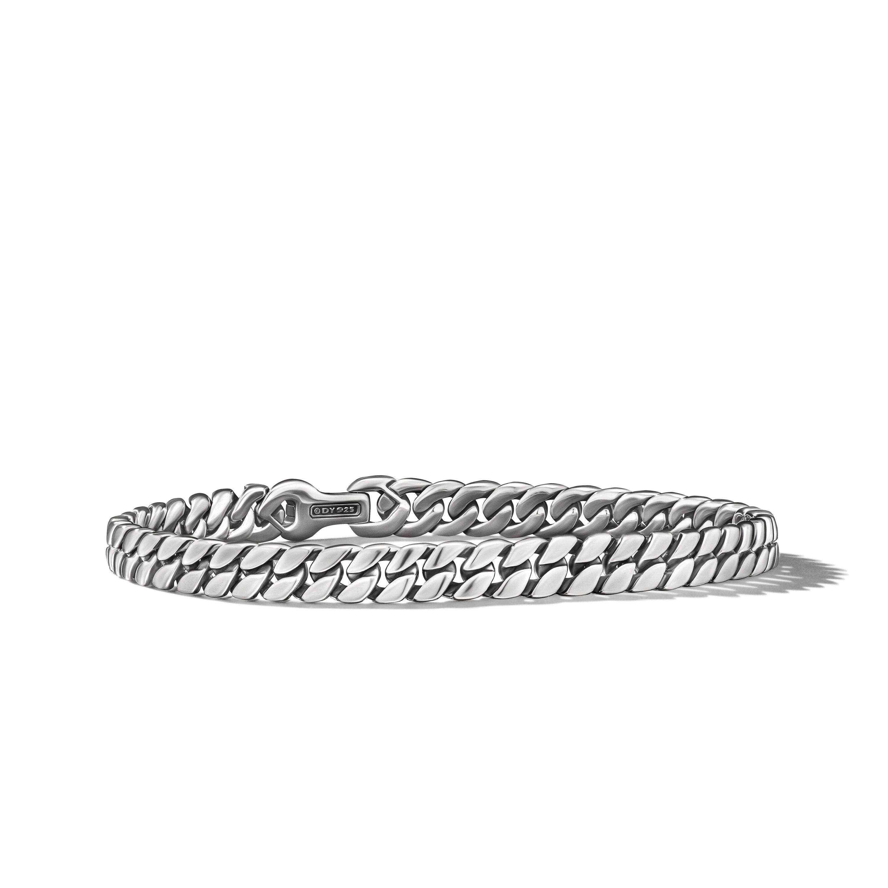 David Yurman 6mm Curb Chain Bracelet Sil