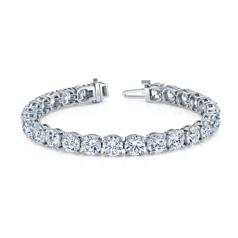 Norman Silverman 18k White Gold Diamond Bracelet