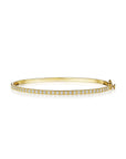 18k Yellow Gold Petite Penny Diamond Bangle