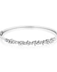 Penny Preville 18k White Gold Stardust Diamond Bangle