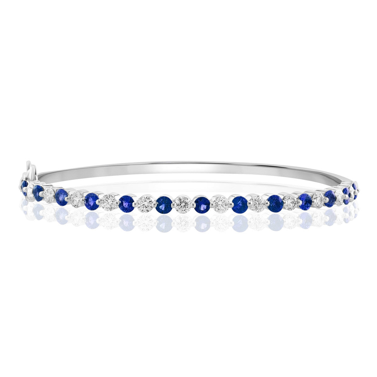 Brown & Co. 18k White Gold Sapphire & Diamond Bracelet