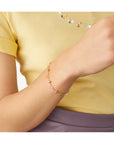 Marco Bicego 18k Yellow Gold Paradise Colored Gemstone Bracelet