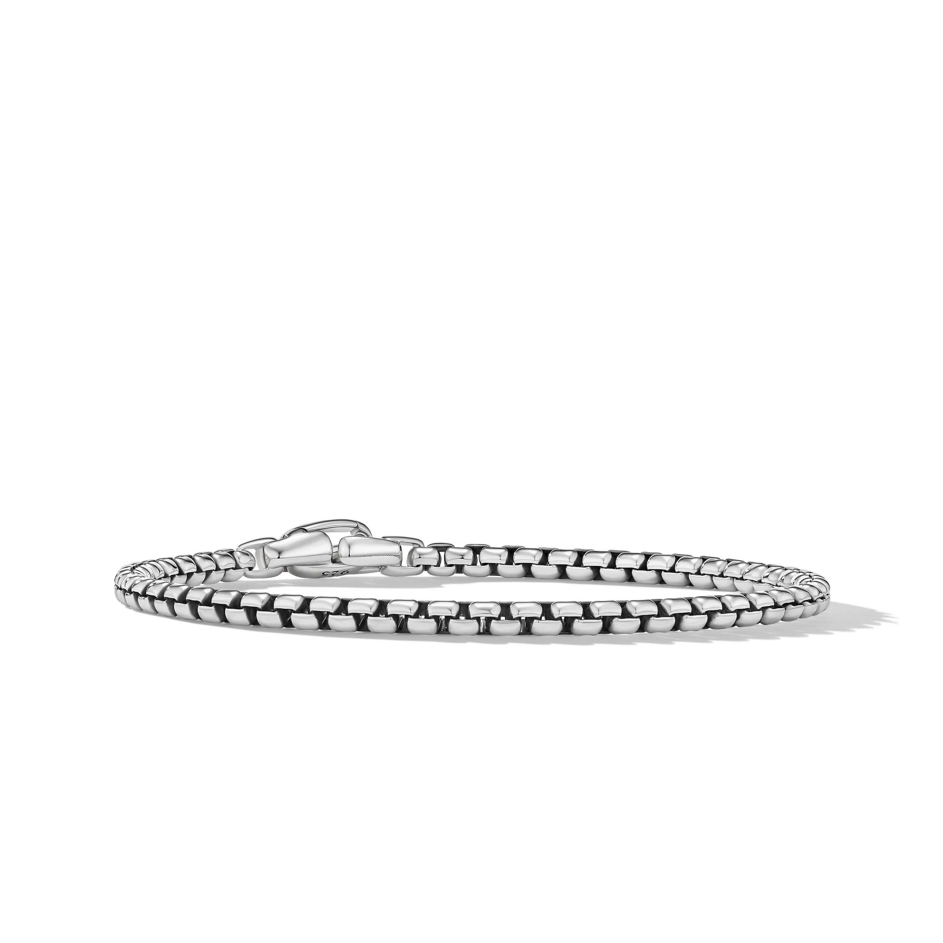 Box Chain Bracelet In Sterling Silver, 4mm | Brown & Company Jewelers