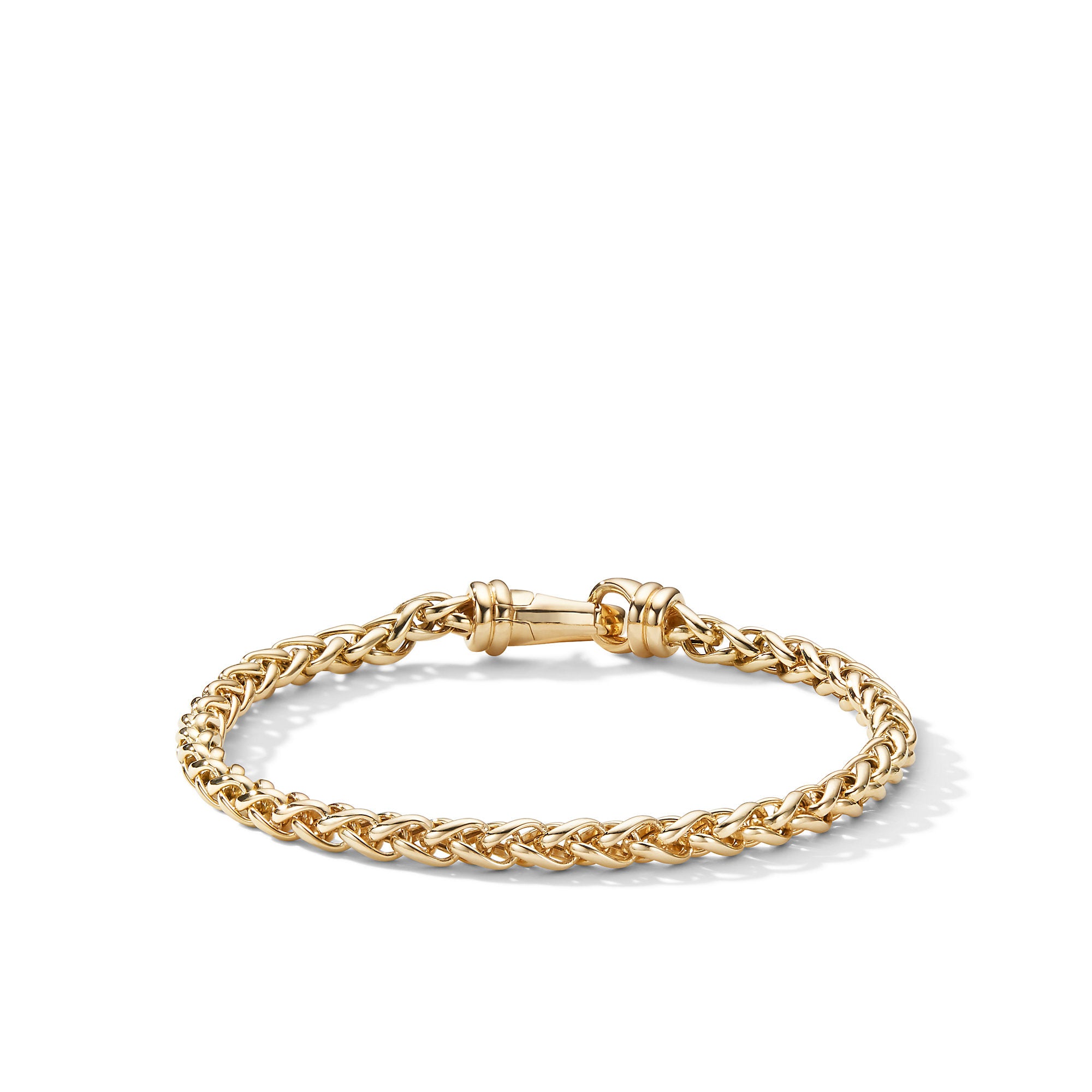 David Yurman 4mm Wheat Chain Brac 18k