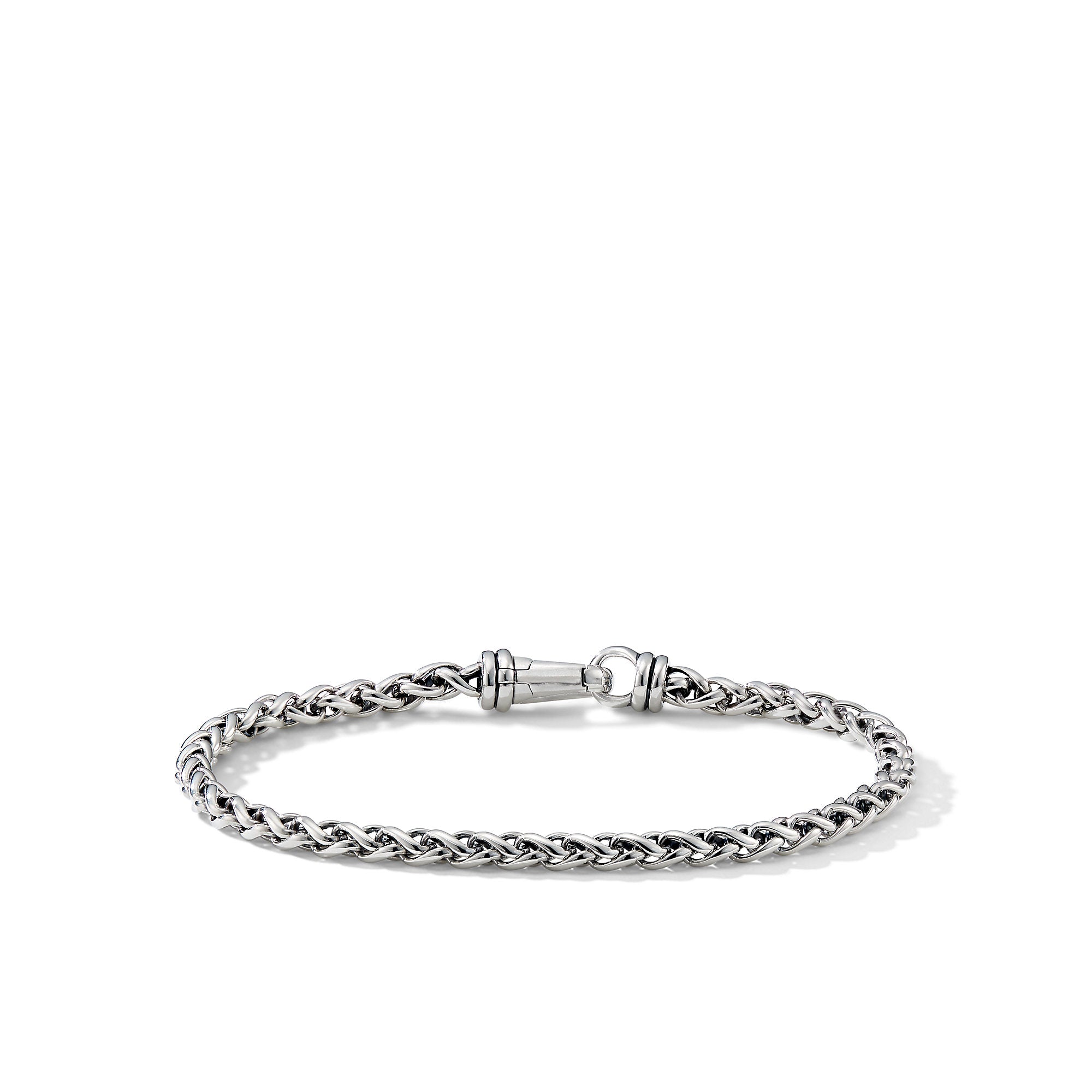 David Yurman 4mm Wheat Chain Brac Sil
