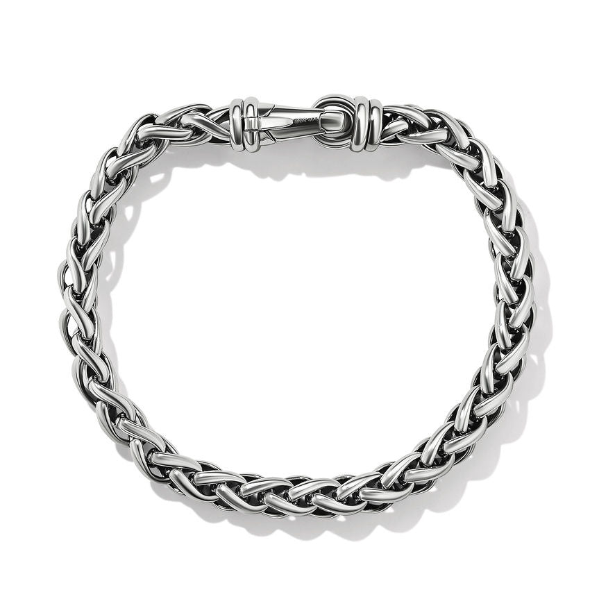David Yurman 6mm Wheat Chain Bracelet Sil