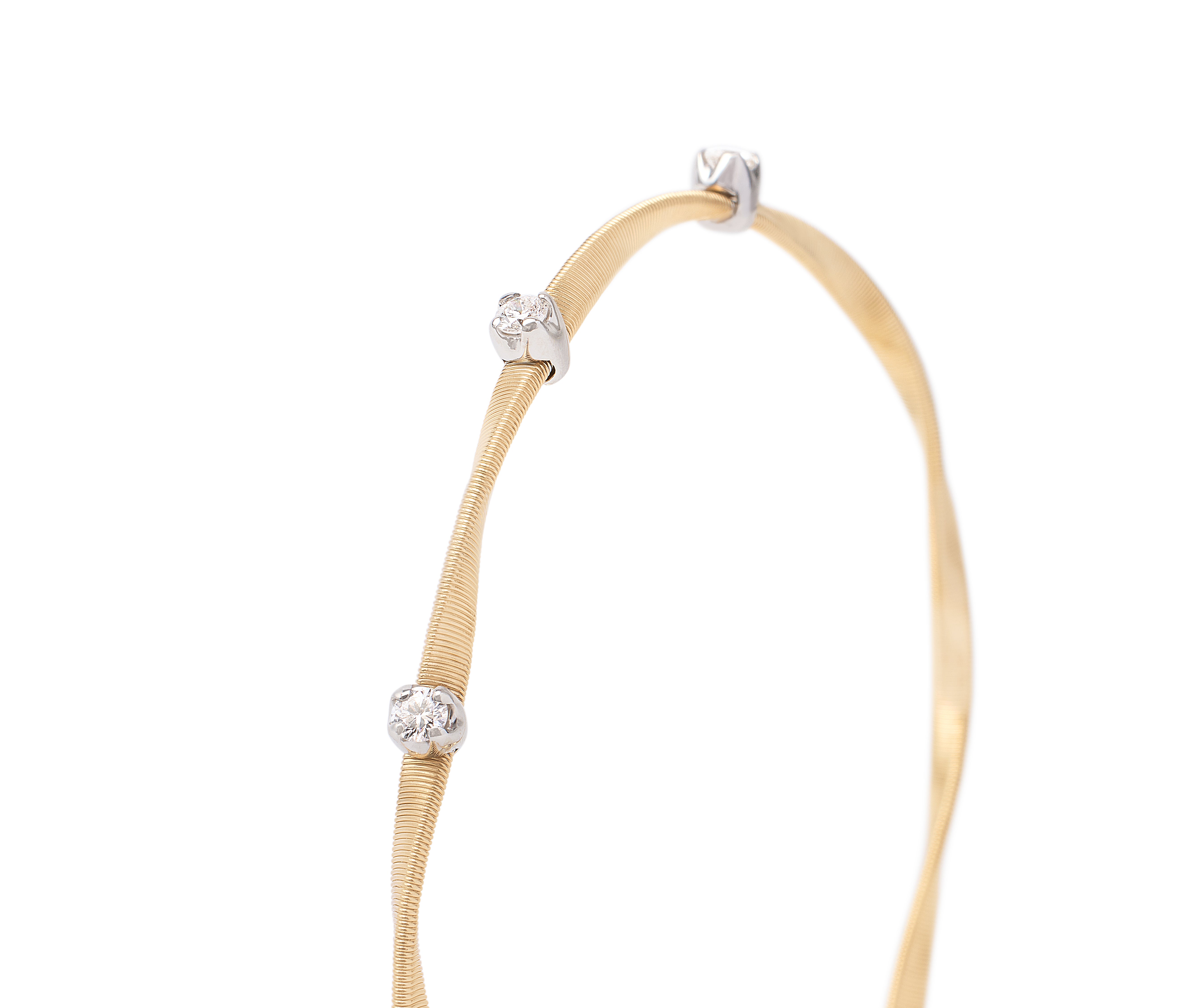 Marco Bicego 18k Yellow Gold Marrakech Diamond Bracelet