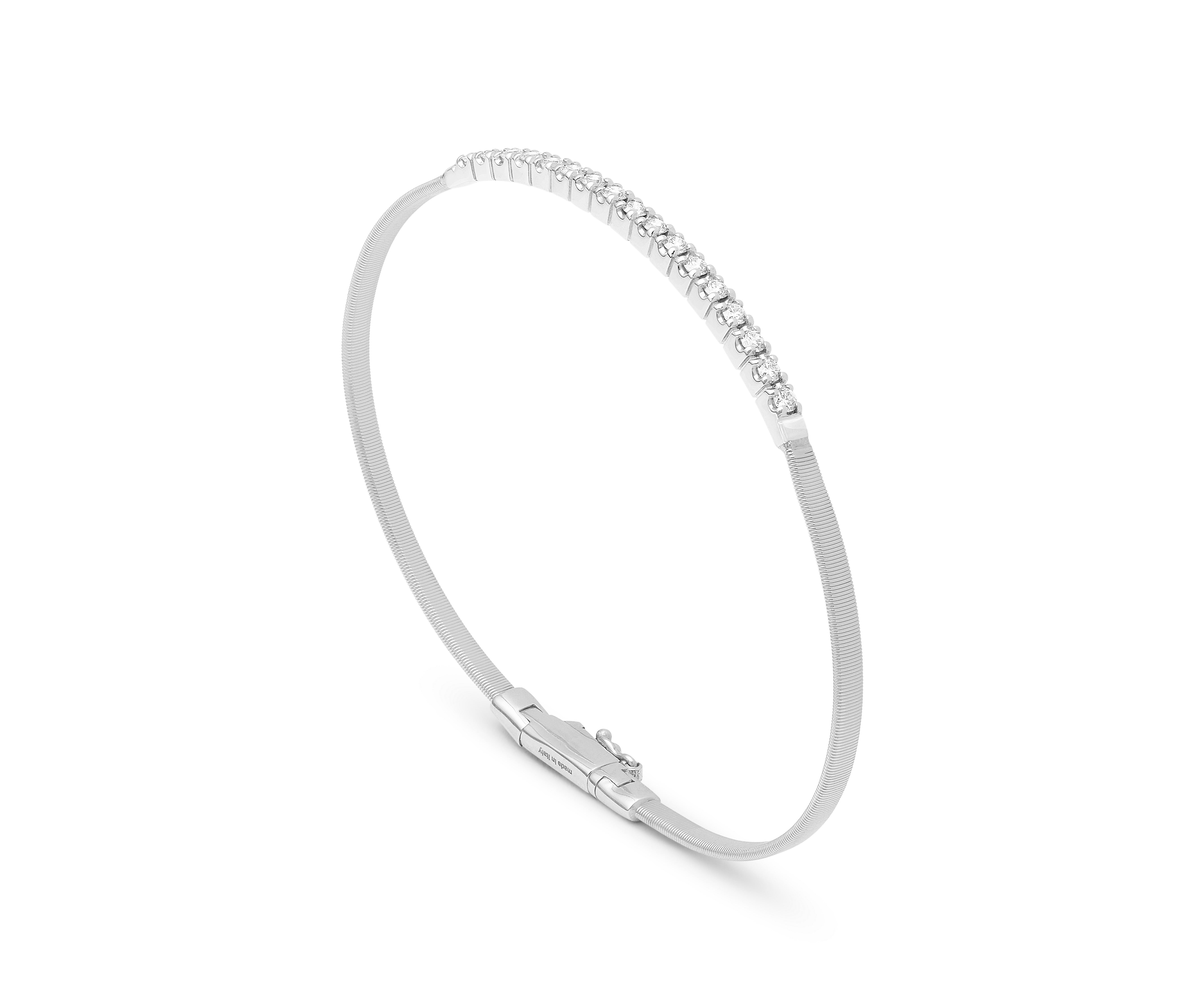 Marco Bicego 18k White Gold Masai Diamond Bracelet