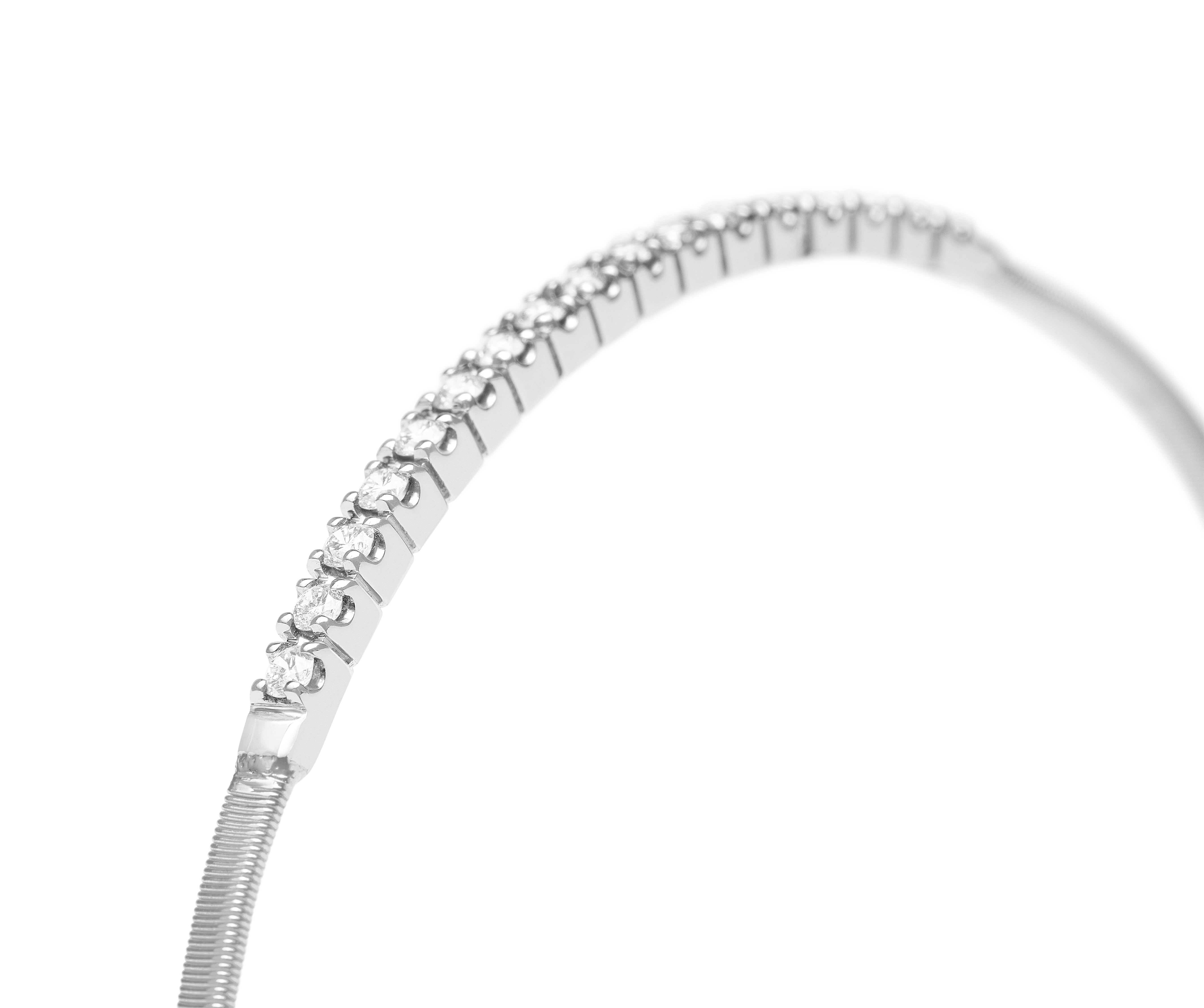 Marco Bicego 18k White Gold Masai Diamond Bracelet