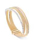Marco Bicego 18k White & Yellow Gold Masai Diamond Bracelet
